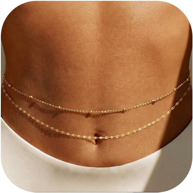 14K Gold Plated Waist Chain Wo - Body Jewelry Online ulasan dan harga