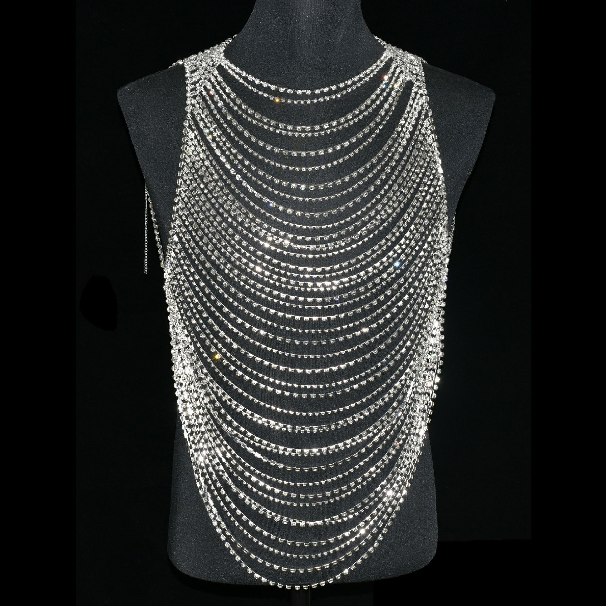 Fashion Luxurious Bling Men Wo - Body Jewelry Men ulasan dan harga